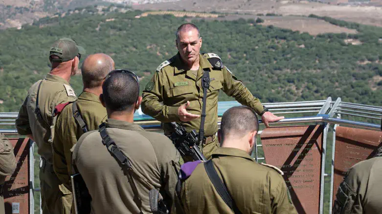Chief of Staff at Lebanon border