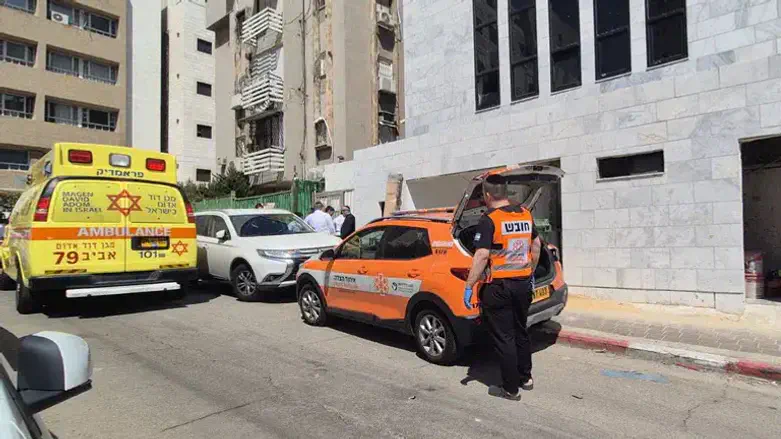 זירת האסון בבני ברק