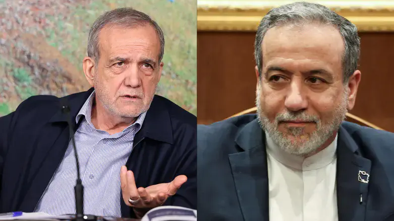 Masoud Pezeshkian and Abbas Araghchi