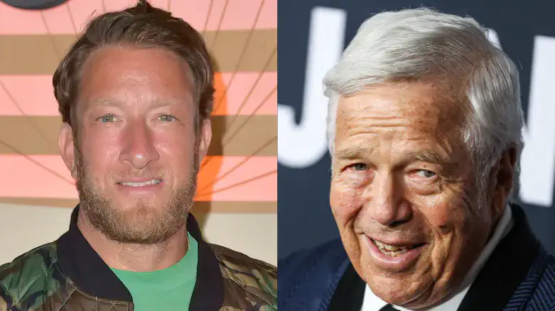 Dave Portnoy and Robert Kraft