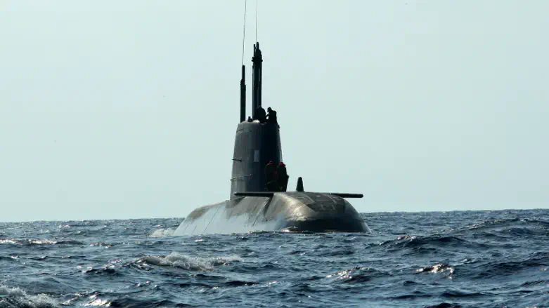 Israeli navy Dolphin-class submarine