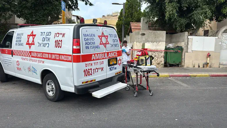 Scene of the incident in Holon