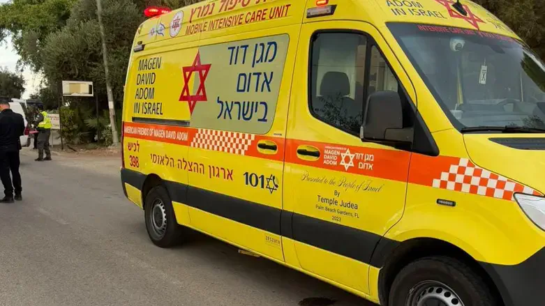 זירת התאונה ליד ברור חיל