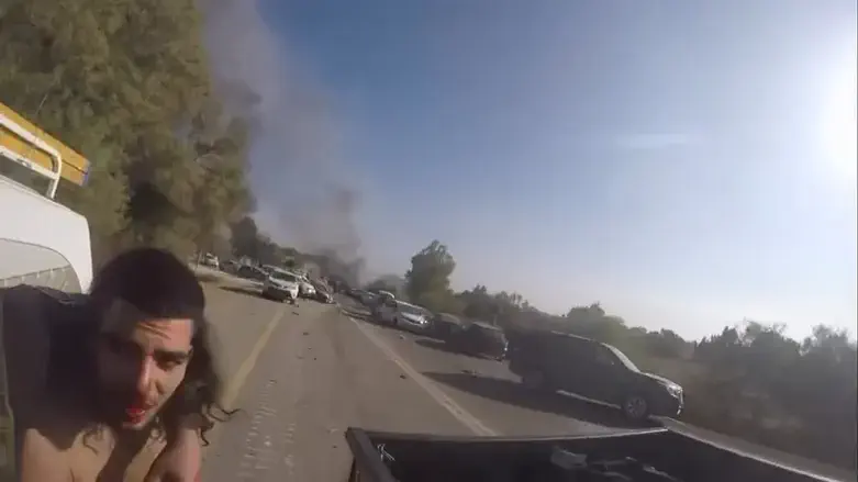 The footage shared by Yosef Haim Ohana