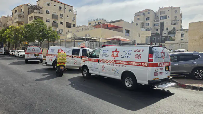 Scene of the incident in Beitar Illit
