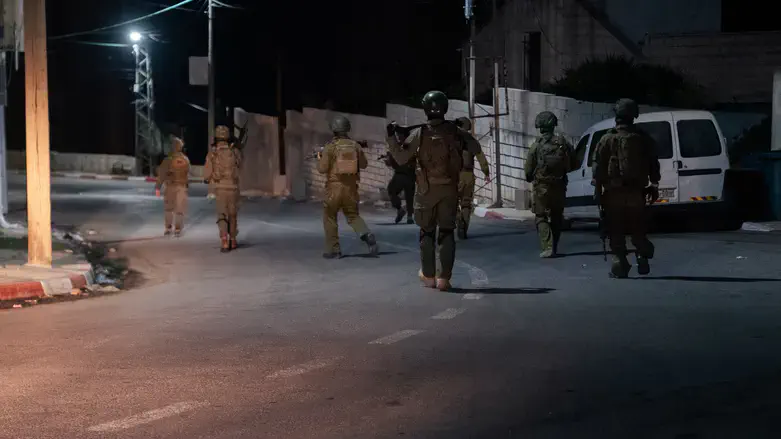 IDF forces during the operation