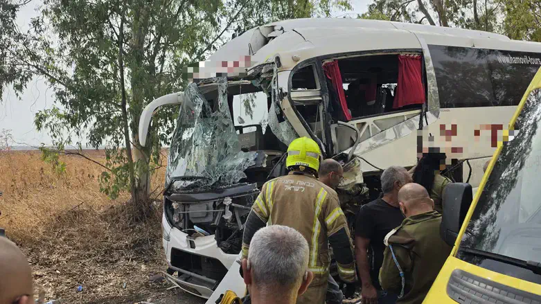 Scene of the collision near Mahanaim Junction
