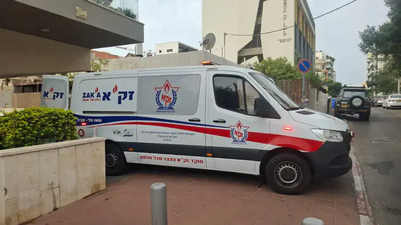 הזירה בה התמוטט הקשיש