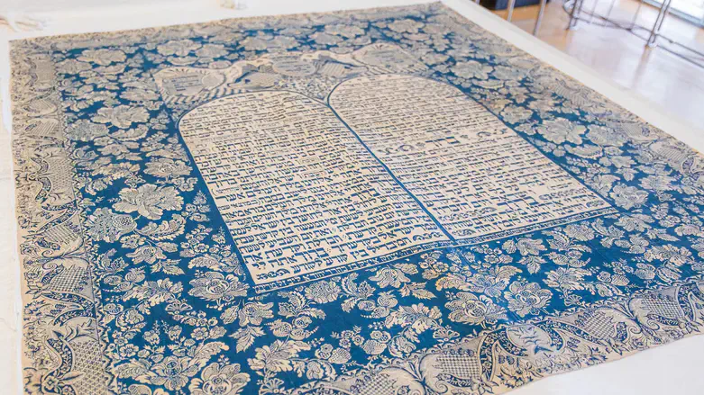 A recovered parochet, a historic Jewish treasure stolen by the Nazis, is finally home