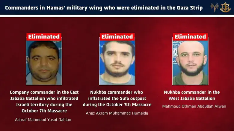 The eliminated Hamas commanders