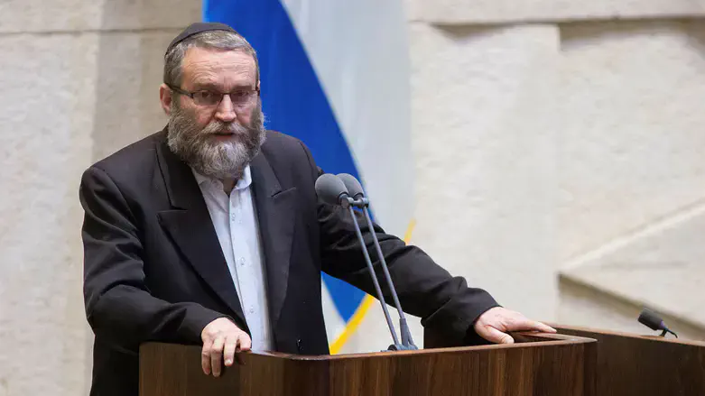MK Moshe Gafni, UTJ chairman