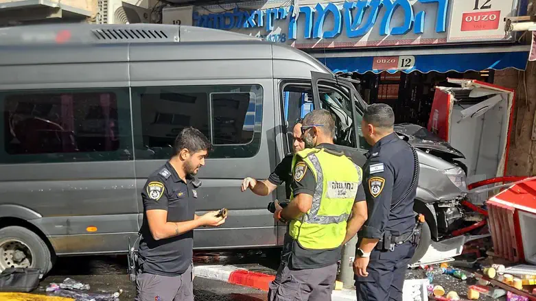 זירת התאונה הקשה