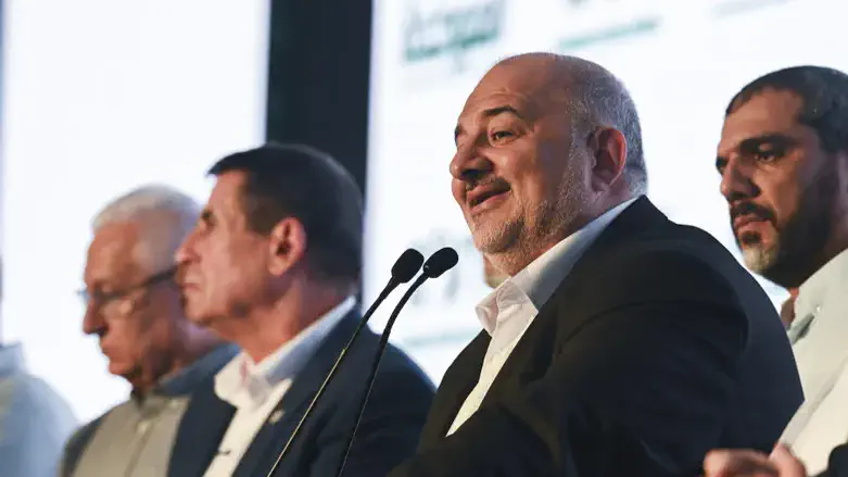 Mansour Abbas on election night 2026