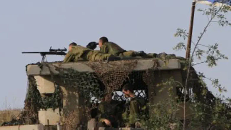 IDF outpost near Gaza
