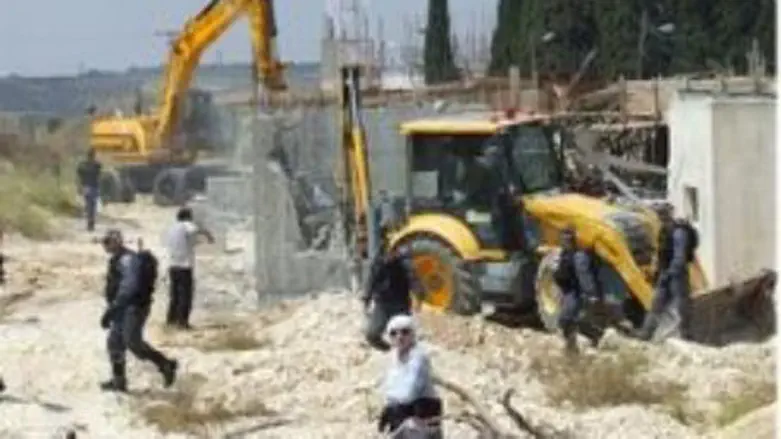 The destruction at Shavei Shomron