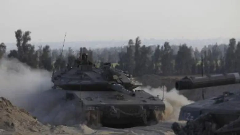 IDF tanks operating in the north