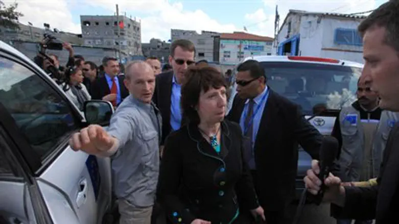 Ashton in Gaza, March 2010