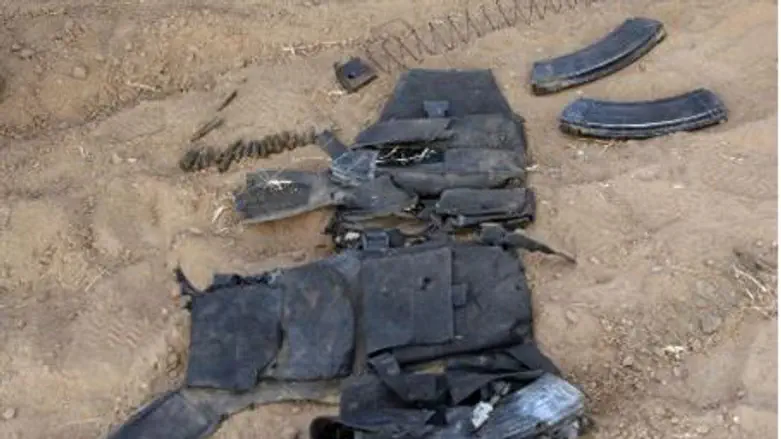 Guns found on terrorists, 