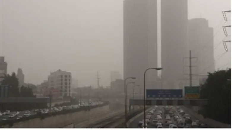 Haze in Tel Aviv (file)