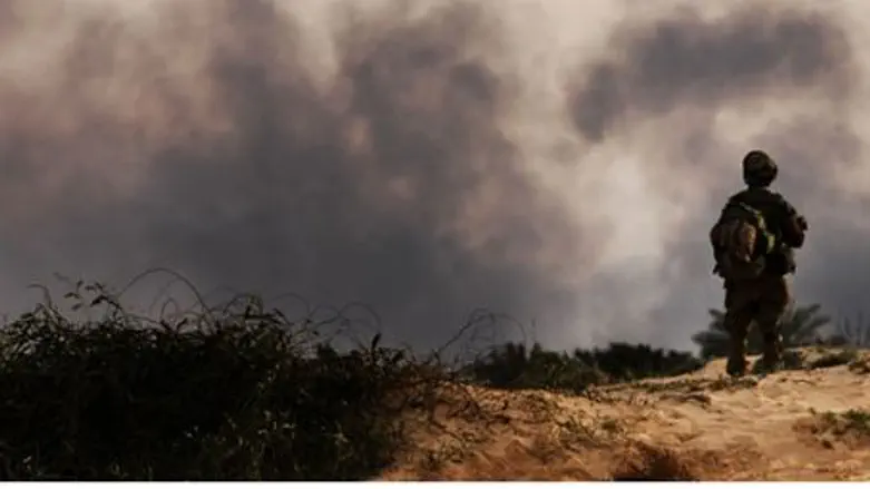 Combat near Gaza (file)