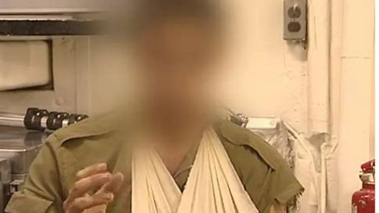 Flotilla soldier wounded