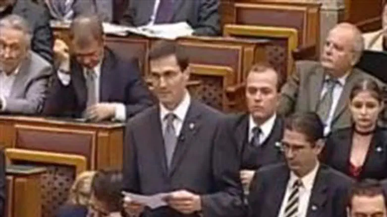 Jobbik's Gyongyosi Marton, Hungary parliament