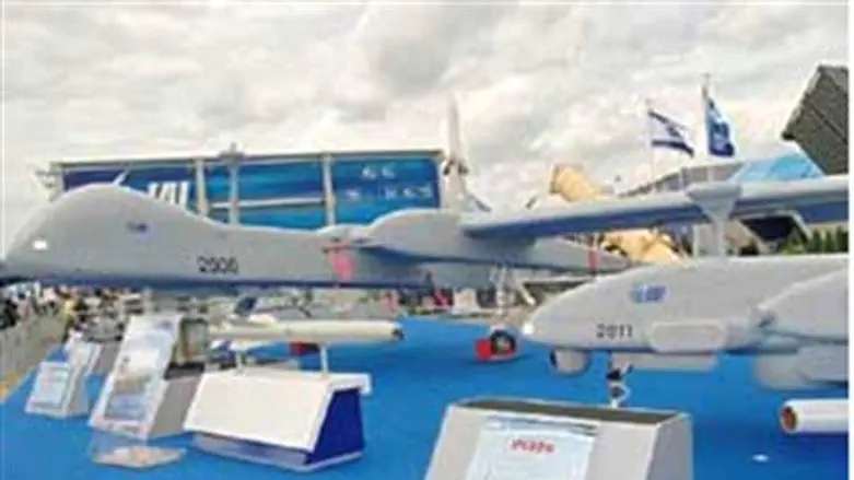 Heron UAV in Paris 2008