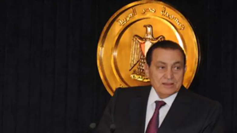 Egyptian President Hosni Mubarak