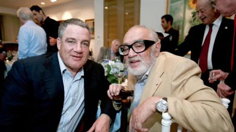 Sam Ofer (right) with son Idan