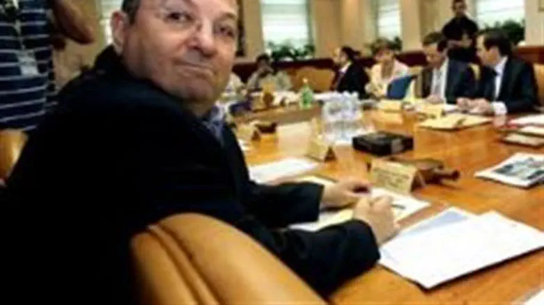 Cabinet meeting, bottles on table