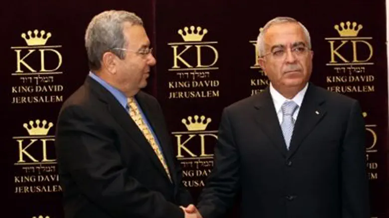 Barak and Fayyad meet in Jerusalem