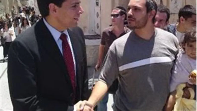 Danon Visits Silwan