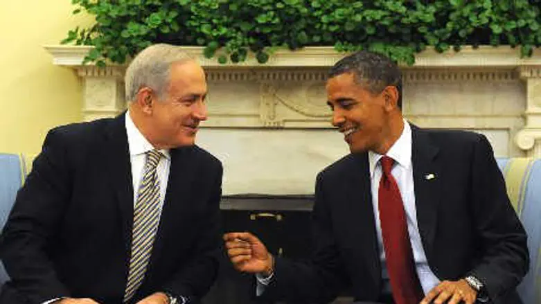 Barack Obama and Benjamin Netanyahu