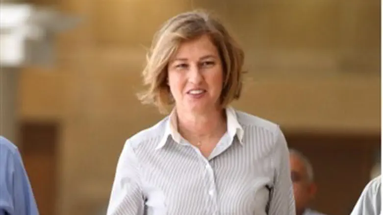 Opposition leader Tzipi Livni