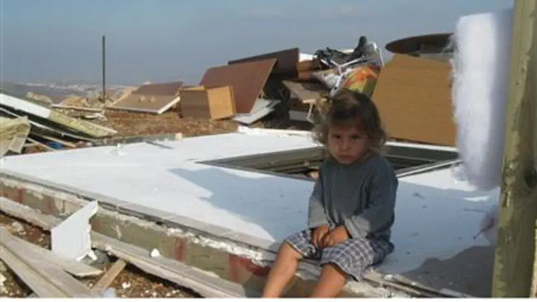 Ruins of Jewish home in Shomron