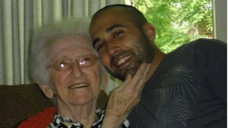 Livia Shacter and grandson