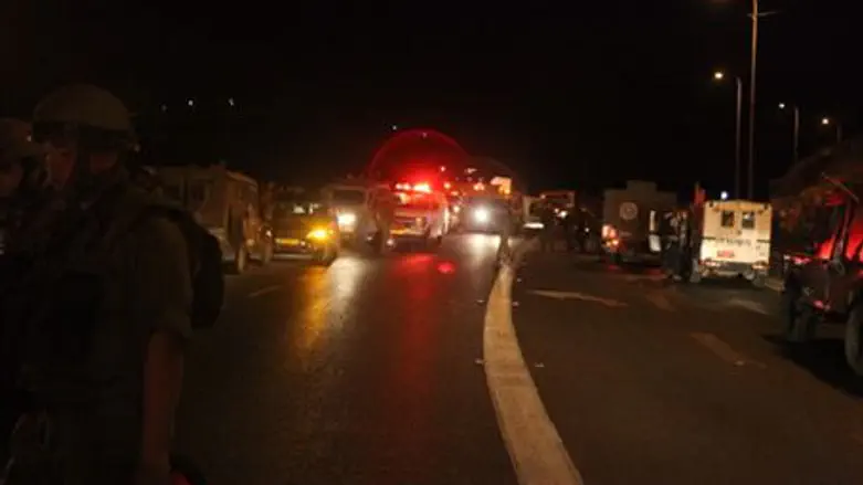 The scene of the attack.