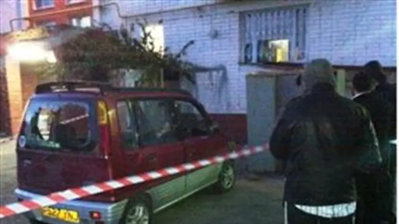 Scene of the murder at Uman