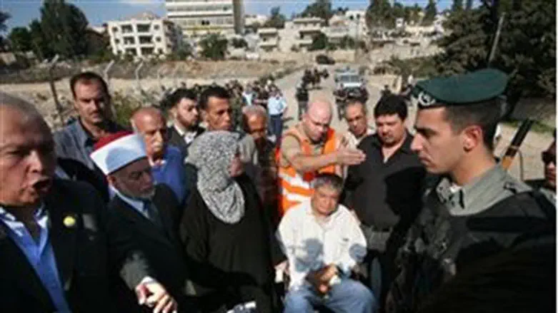 Leftist rally in Shimon Hatzaddik
