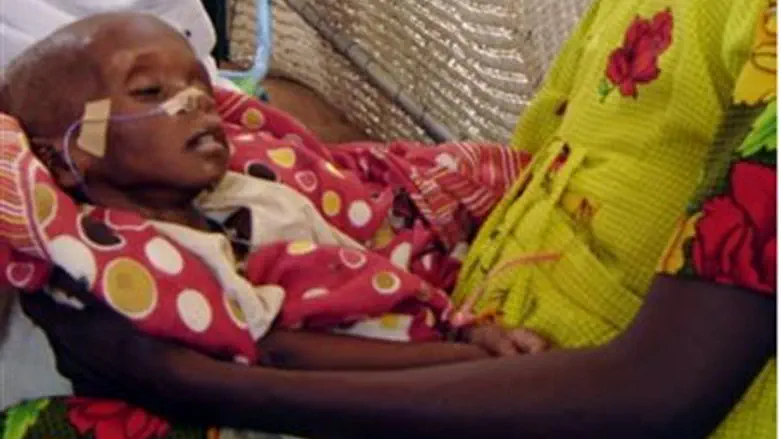 Mother and child in Darfur