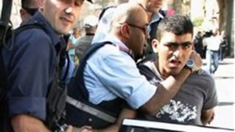 Arab arrested in Old City