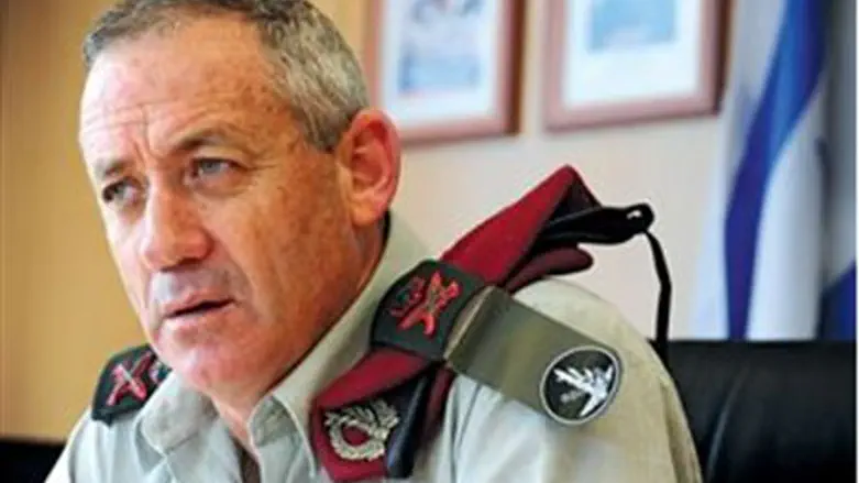 IDF Chief of Staff Benny Gantz