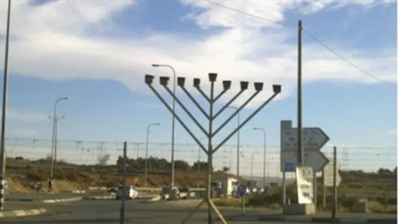 Menorah at Tapuach