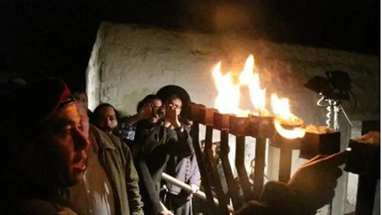 Chanukah at Joseph's Tomb