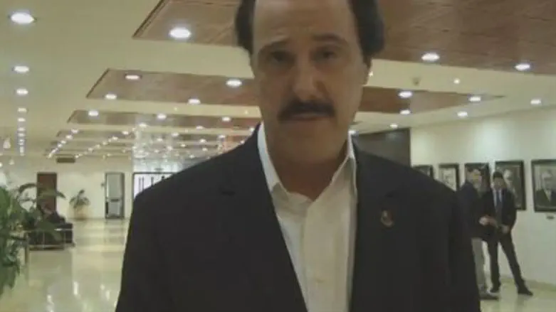 Mike Evans in Knesset