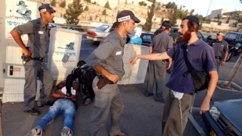 Police Confront Activists