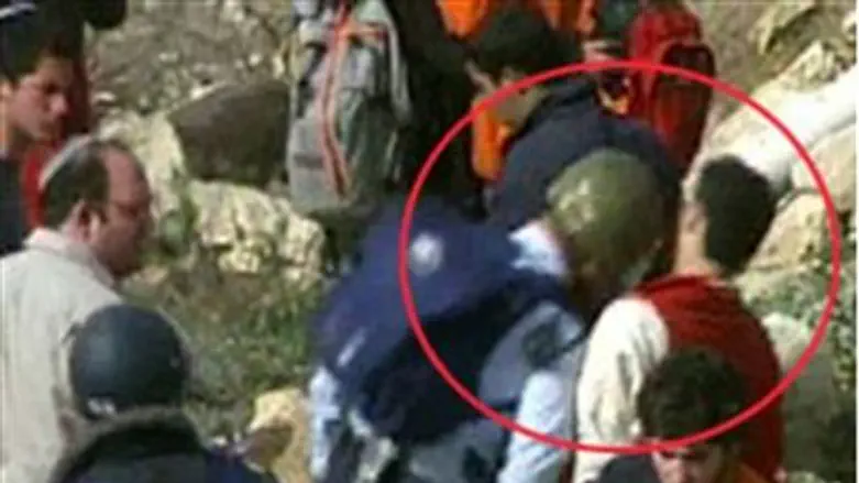 Unprovoked helmet-butt