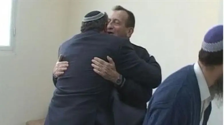 MK Hershkowitz and Mayor Huldai at Yaffo Yesh