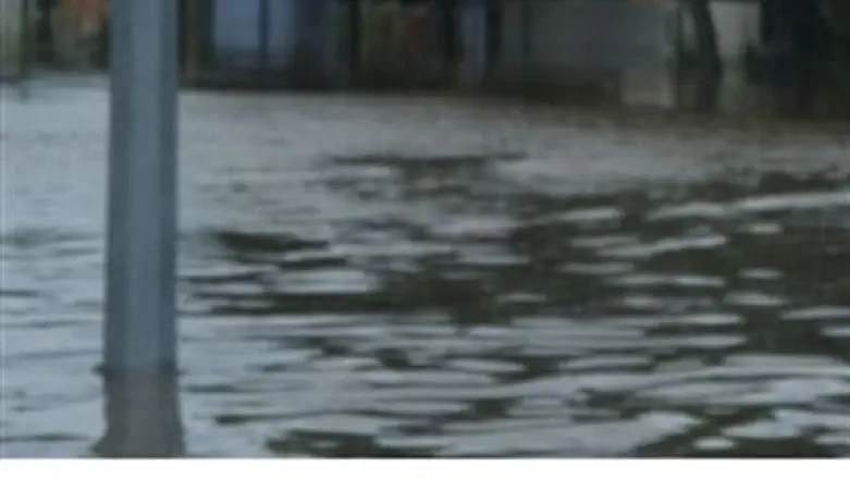 Brisbane River flood waters threatened the 12