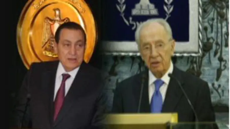 Peres and Mubarak Meet, July 2009